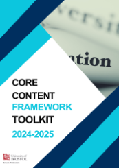 Core Content Framework Front Page